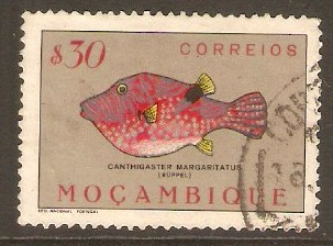 Mozambique 1951 30c Fishes Series. SG444.